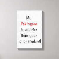Mi pekingés es más inteligente...