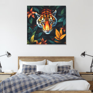 Lienzo “Mi Tigre” – Retrato Colorido de Tigre