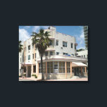 Lienzo Miami Art Deco<br><div class="desc">Edificio Art Déco en North Miami Beach,  Florida.</div>