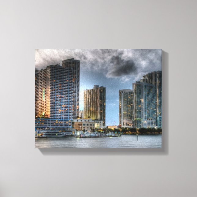 Lienzo Miami, Florida (Anverso)