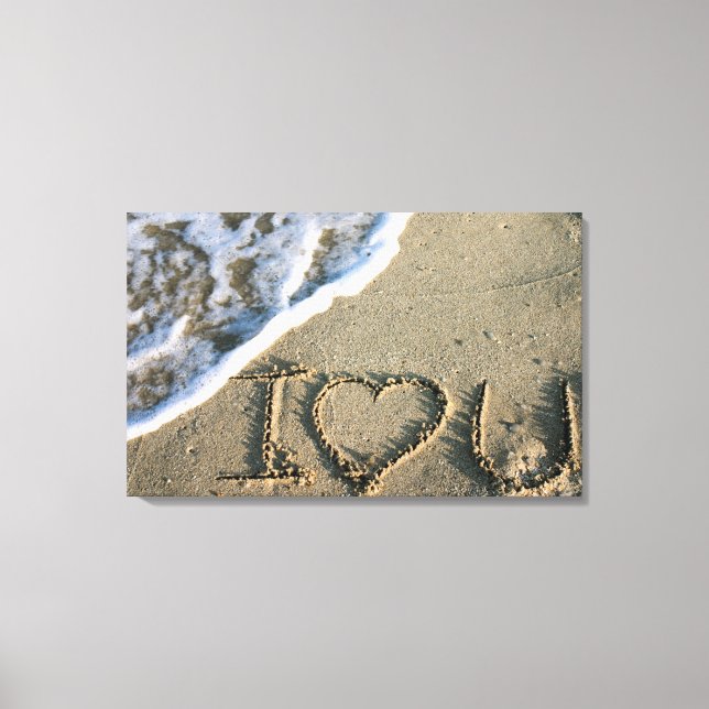 Lienzo Miami, Florida, Estados Unidos. I Love You (Anverso)