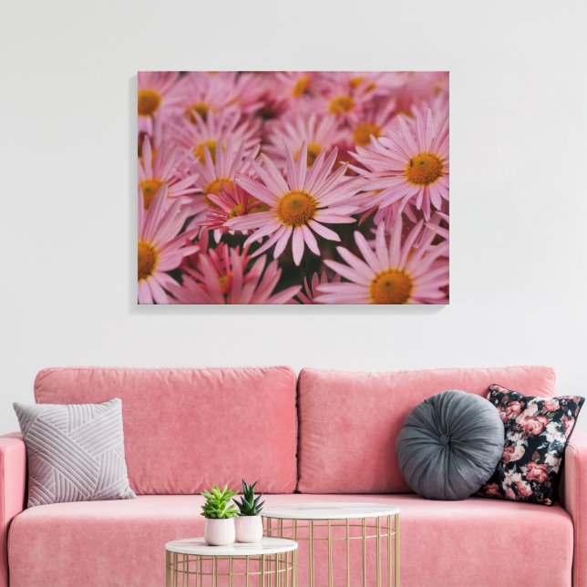Lienzo Michaelmas Daisies Canvas Print (Insitu (Sala de estar))