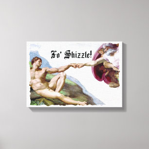 Lienzo Michelangelo Creación De Un Puño De Hombre Para Sh