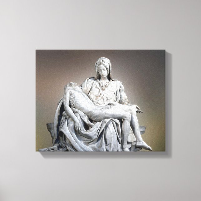 Lienzo Michelangelo - La Pieta (Anverso)