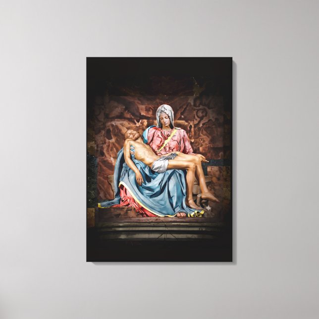 LIENZO MICHELANGELO PIETÀ (Anverso)