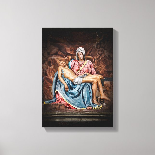 LIENZO MICHELANGELO PIETÀ (Anverso)