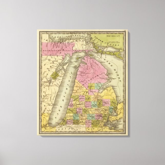 Lienzo Michigan 4 (Anverso)
