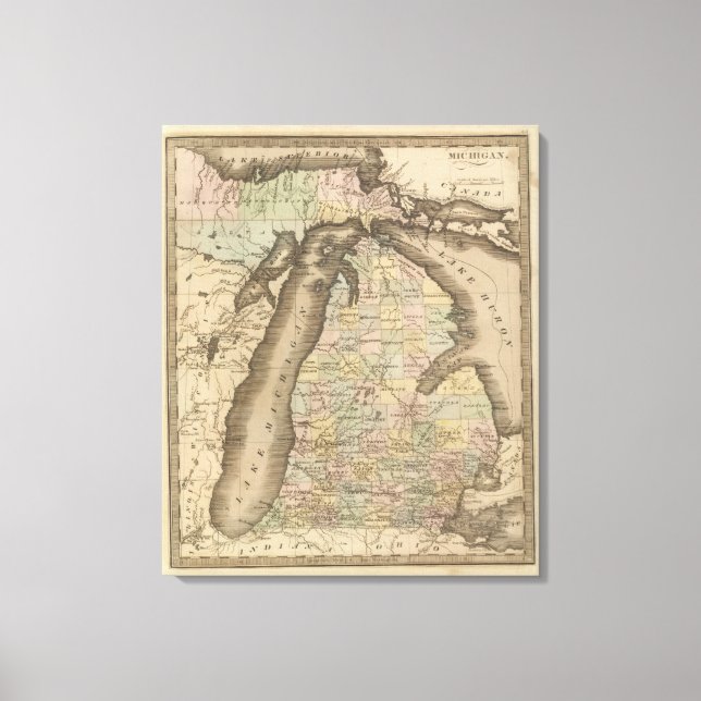 Lienzo Michigan 6 (Anverso)