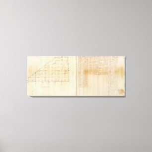 Lienzo Michigan e Indiana Survey