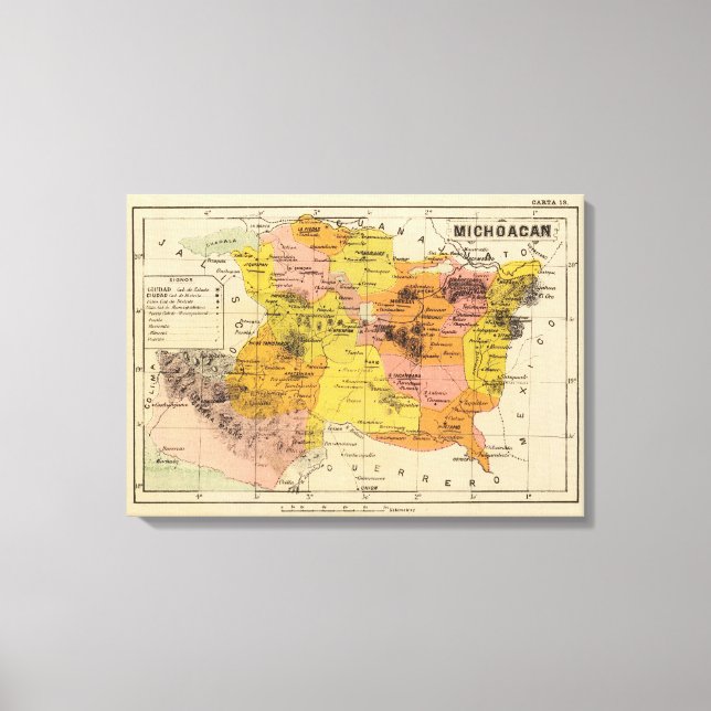 Lienzo Michoacán, México 2 (Anverso)