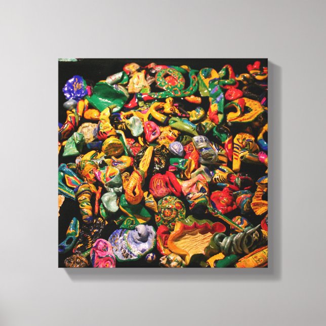 Lienzo Microobjetos miniobjetos de serie C (Anverso)