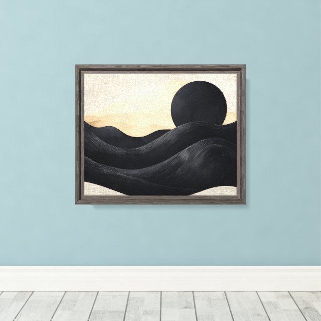 Lienzo Midnight Horizon (Insitu (piso de madera))