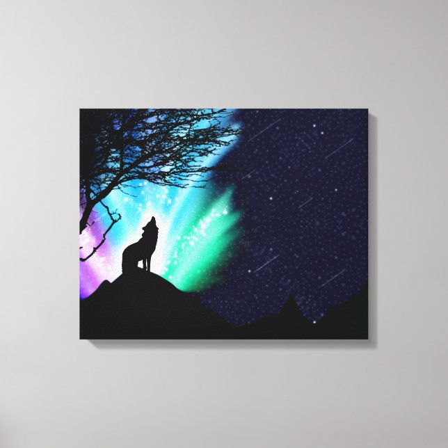Lienzo Midnight Howl (Anverso)