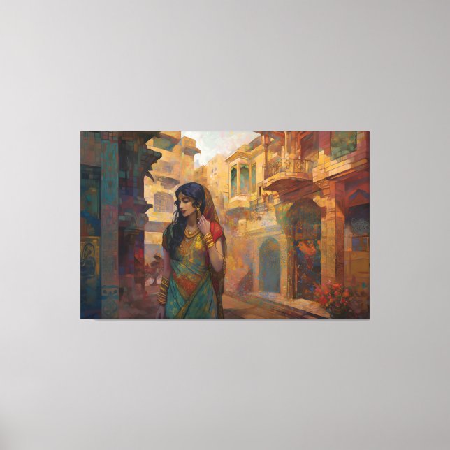 Lienzo Midnight Musings, by artist Bella Catza (Anverso)