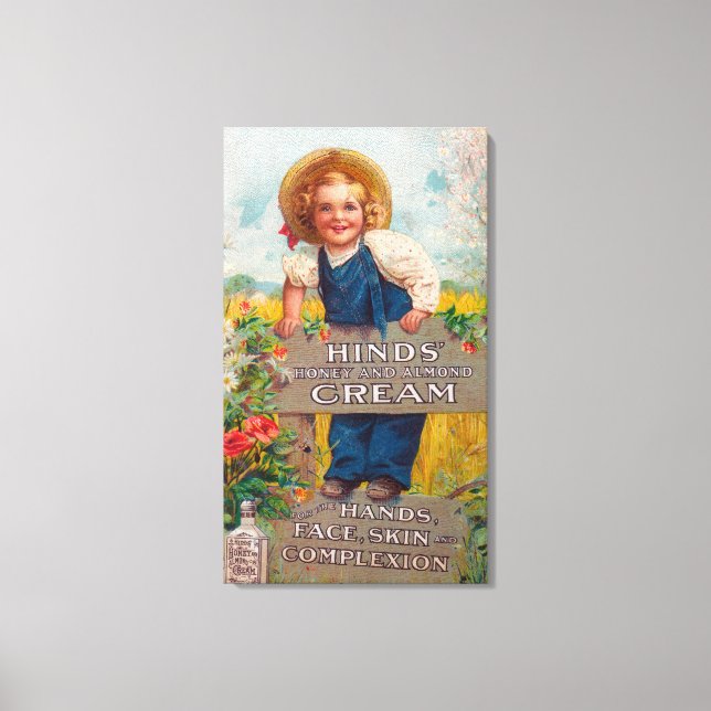 Lienzo Miel de Hinds y crema de almendras (Anverso)