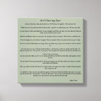 Mientras cierro los ojos