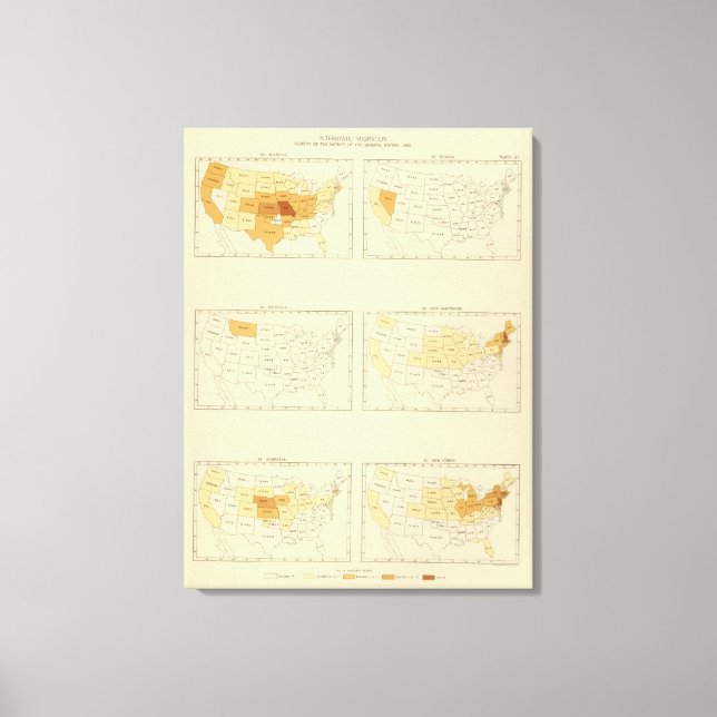 Lienzo Migración interestatal 1890 MONJ (Anverso)