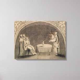 Lienzo Miguel de Nostradame y Catherine