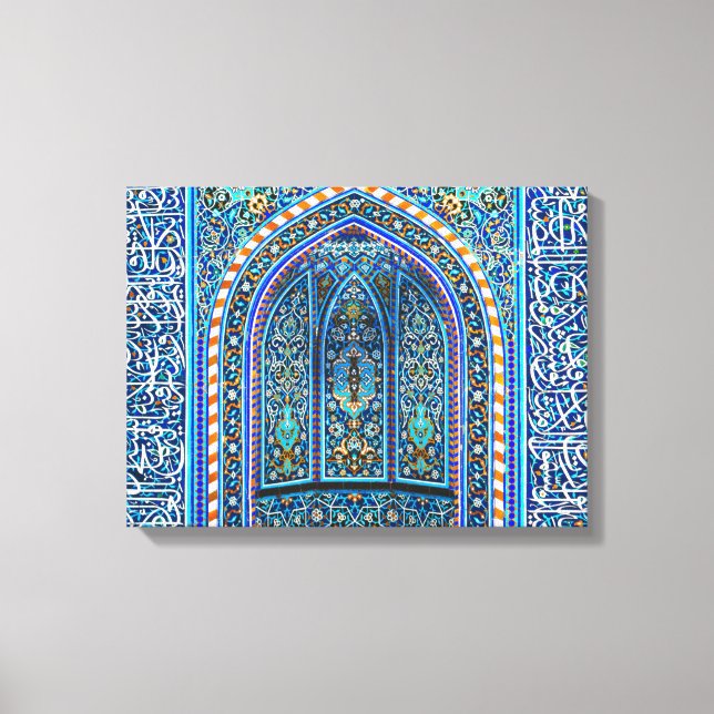 Lienzo Mihrab - Oración Niche (Anverso)