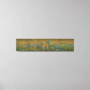 Lienzo Mil Li del río y de las montañas Wang Ximeng