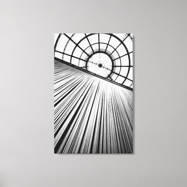 Lienzo Milán Italia, exhibición en la Galería (Anverso)