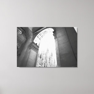 Lienzo Milán Italia, Galería Vista del Duomo