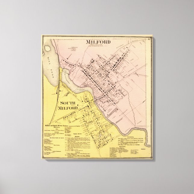Lienzo Milford, Milford del Sur (Anverso)
