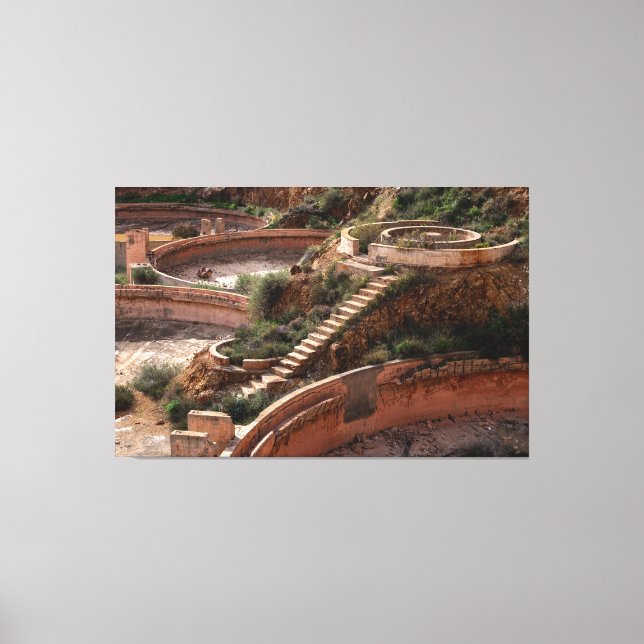 Lienzo Mina de oro abandonada (Anverso)