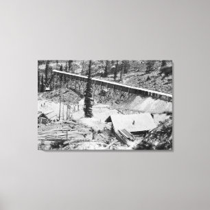 Lienzo Mina de oro de Dewey en la montaña del trueno,