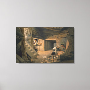 Lienzo Mina del bastión du Mat, placa 'de Seat o