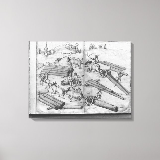 Lienzo Mina siver de La Croix-aux-Mines, Lorraine (Anverso)