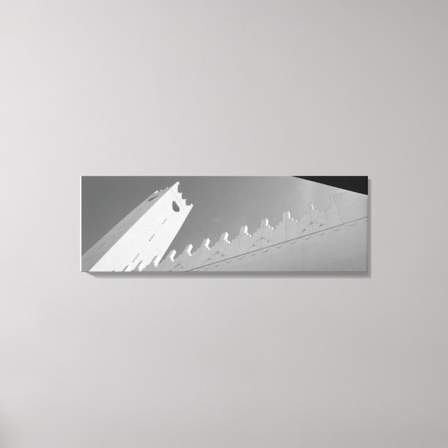 Lienzo Minaret Al-Kindi Plaza (Anverso)