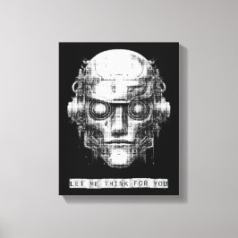 Lienzo Mind Control Cyberpunk Robot