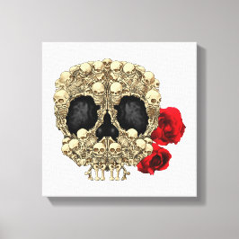 Lienzo Mini Esqueletos Calavera de Azúcar