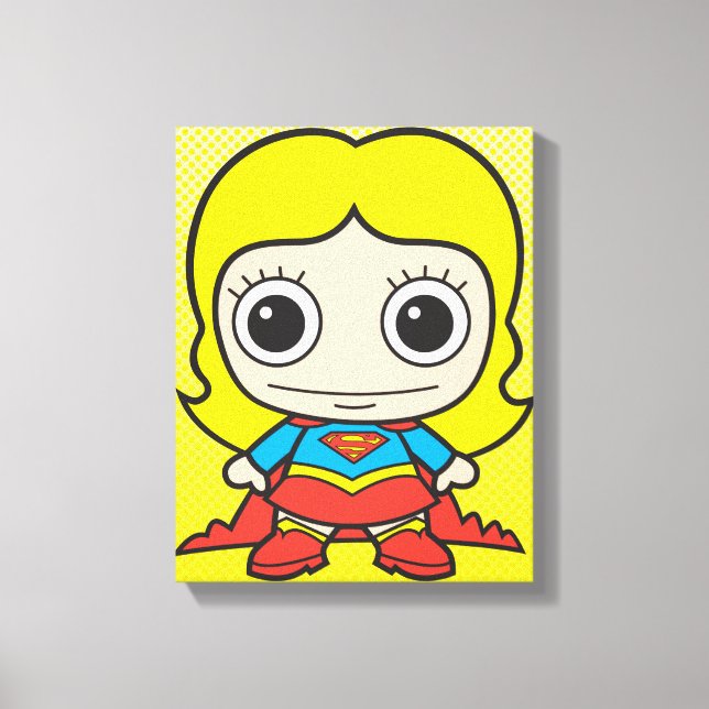 Lienzo Mini Supergirl (Anverso)