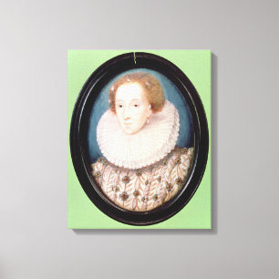 Lienzo Miniatura de la reina Elizabeth I