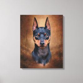 Lienzo Miniatura de Pinscher