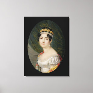 Lienzo Miniatura del retrato de la emperatriz Josephine