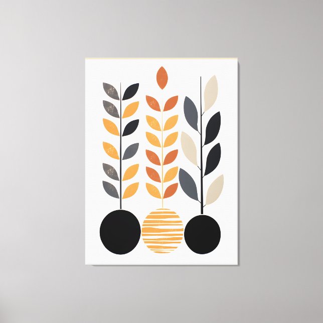 Lienzo Minimalismo geométrico: deja en resumen (Anverso)