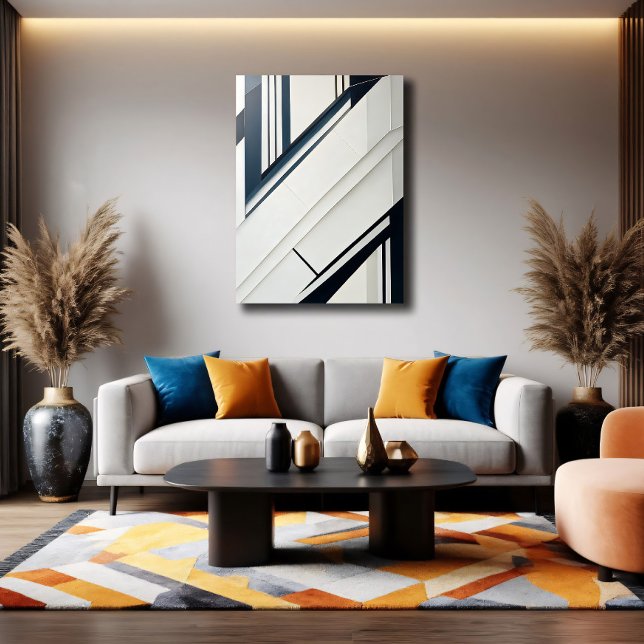 Lienzo Minimalist Diagonal Geometry (Subido por el creador)