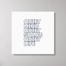 Lienzo Minimalist Motivational Quote Square Canvas