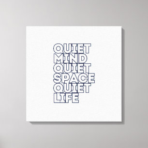 Lienzo Minimalist Motivational Quote Square Canvas