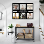 Lienzo Minimalista 6 foto 5 aniversario Boda<br><div class="desc">Captura los recuerdos con este elegante y elegante diseño minimalista de seis fotos en el quinto aniversario del Boda. Sólo tienes que añadir tus fotos,  los nombres de tu pareja y la fecha,  y has creado un aguijón para que te atesoren toda la vida.</div>