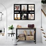 Lienzo Minimalista 6 foto primer aniversario Boda<br><div class="desc">Captura los recuerdos con este elegante y elegante diseño minimalista de seis fotos del primer aniversario Boda. Sólo tienes que añadir tus fotos,  los nombres de tu pareja y la fecha,  y has creado un aguijón para que te atesoren toda la vida.</div>