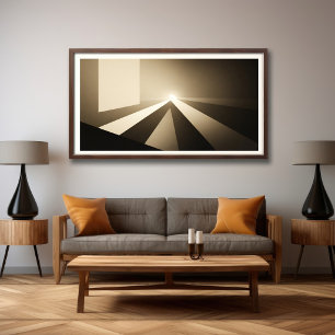 Lienzo Minimalista Luz y Sombra