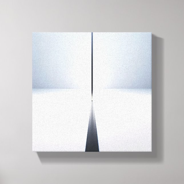 Lienzo Minimalista Moderno Abstracto Haz Vertical - 3D  (Anverso)