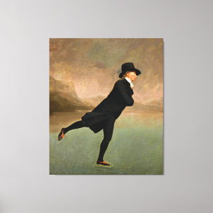 Lienzo Ministro de Patinaje, por Henry Raeburn (c. 1790)