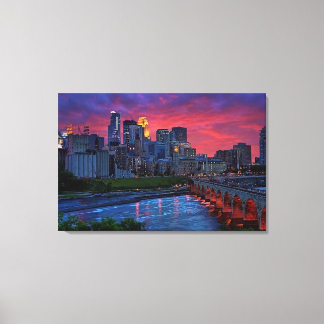 Lienzo Minneapolis Eye Candy (Anverso)