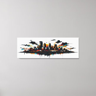 Lienzo Minneapolis Skyline Canvas Art