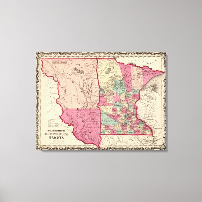 Lienzo Minnesota y Dakota (Anverso)